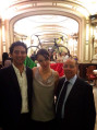 Antonio e Mario Schiano con Juliana Buhring