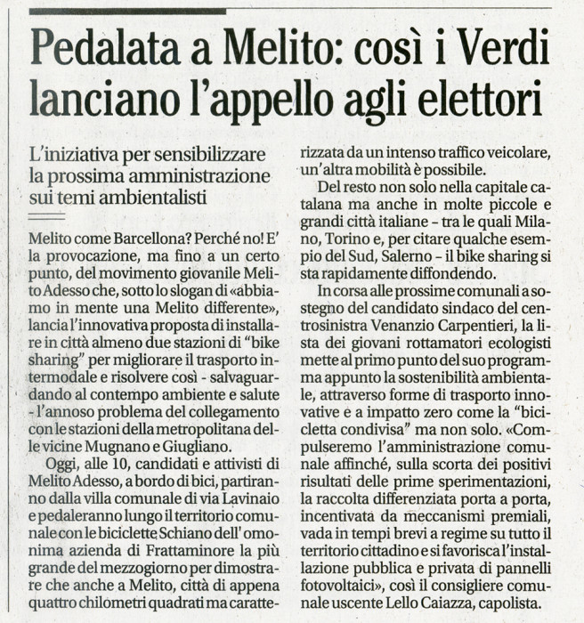 pedalata a melito il matt 18 05 2013