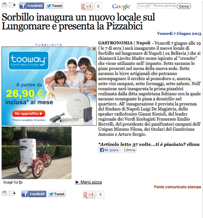 sorbillo pizzabici